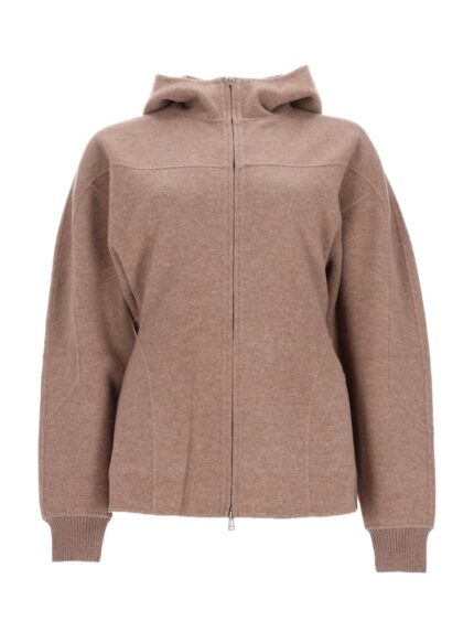 Max Mara Felpa "Filtro" In Jersey Di Lana E Cashmere