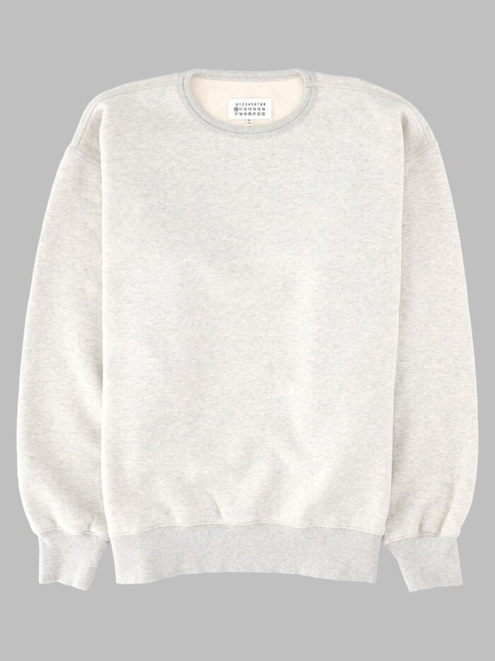 maison margiela felpa in cotone Maison Margiela Felpa In Cotone