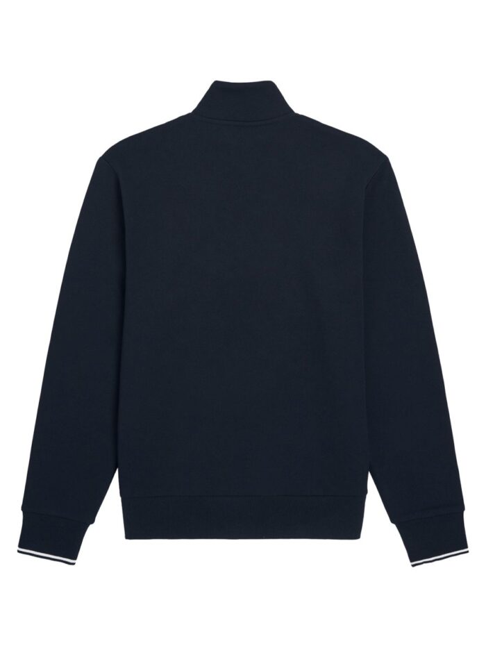FRED PERRY Felpa In Cotone A Mezza Zip