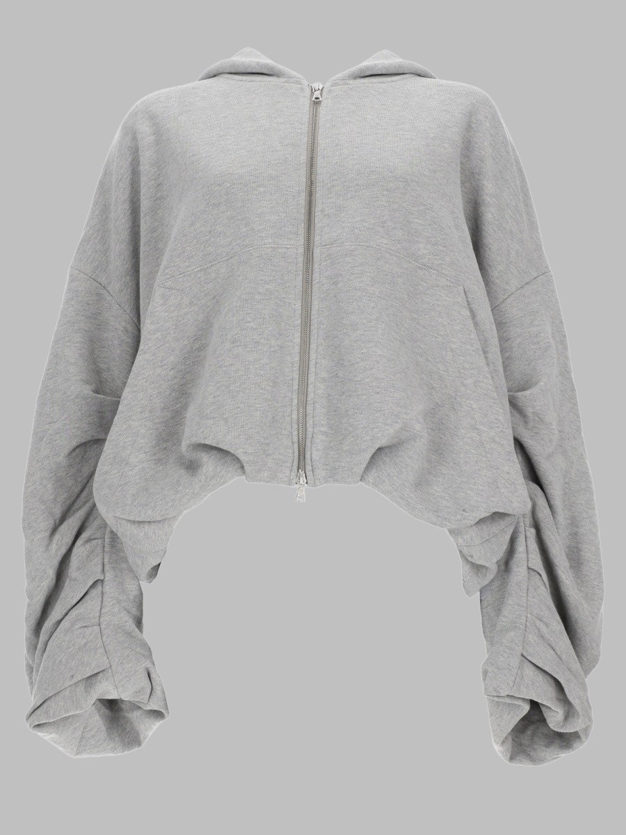 Dries Van Noten FELPA IN COTONE CON ZIP