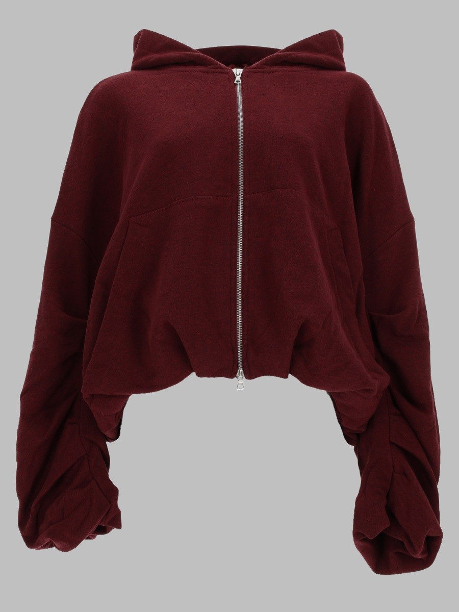 Dries Van Noten FELPA IN COTONE CON ZIP