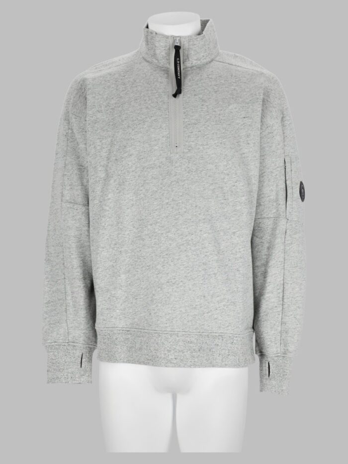 c.p. company felpa in fleece di cotone C.P. COMPANY Felpa In Fleece Di Cotone