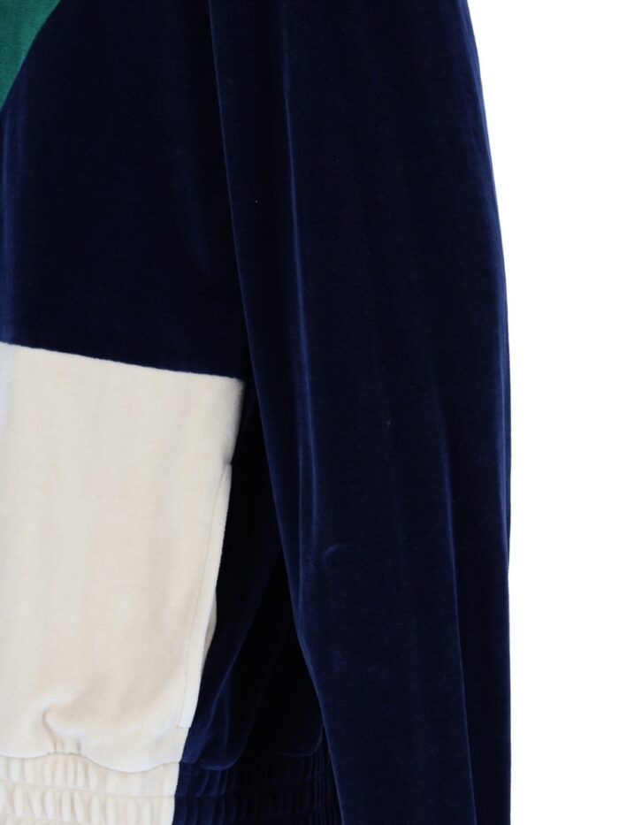 Valentino Garavani Felpa In Jersey Di Cotone Con Zip