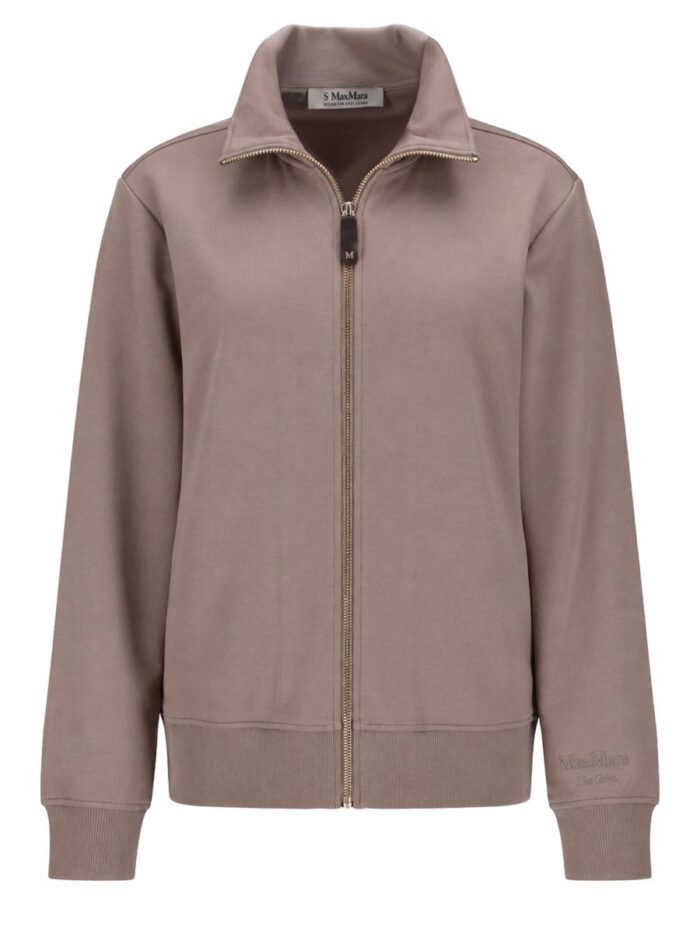 s max mara felpa in jersey di cotone tecnico S MAX MARA Felpa In Jersey Di Cotone Tecnico
