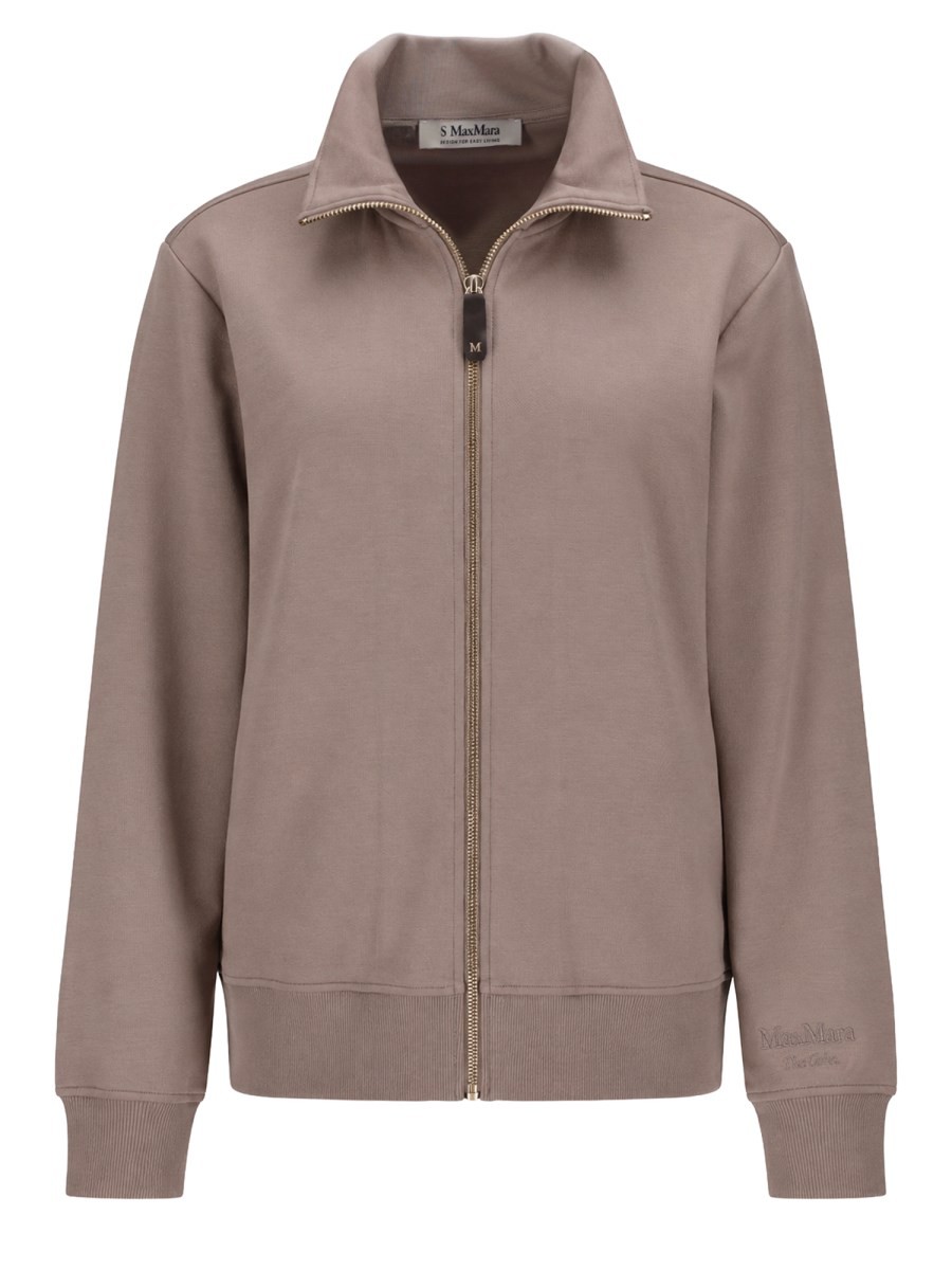 S MAX MARA Felpa In Jersey Di Cotone Tecnico