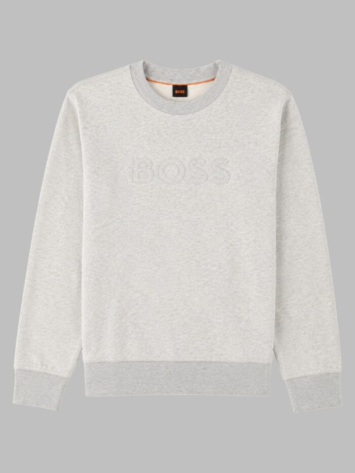 boss felpa "we logo" relaxed fit Boss FELPA "WE_LOGO" RELAXED FIT