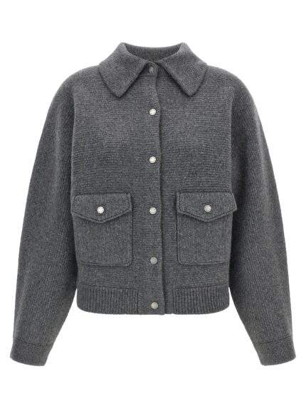 GUEST IN RESIDENCE Felt Bomber Jacket
