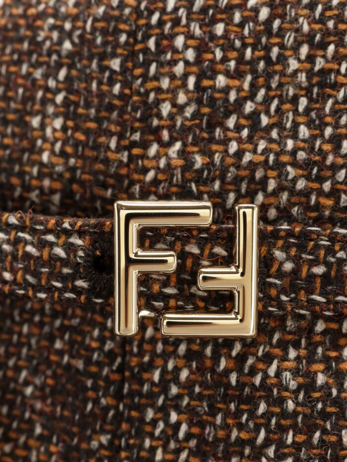 Fendi Alpaca And Wool Shorts