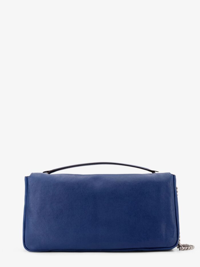 Fendi Baguette Chain Large Leather Shoulder Bag