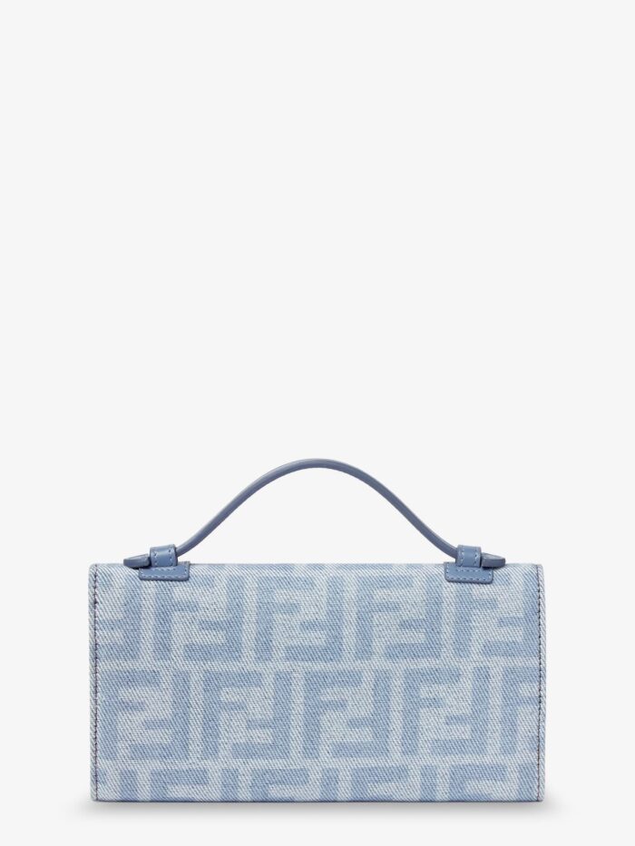 Fendi Baguette Continental Canvas Crossbody Bag With All-over FF Motif