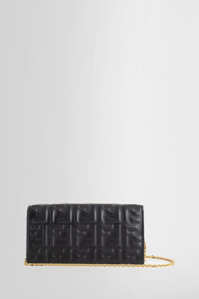 FENDI Baguette Continental Wallet With Chain