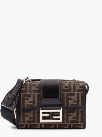 Fendi Baguette Double Jacquard Shoulder Bag