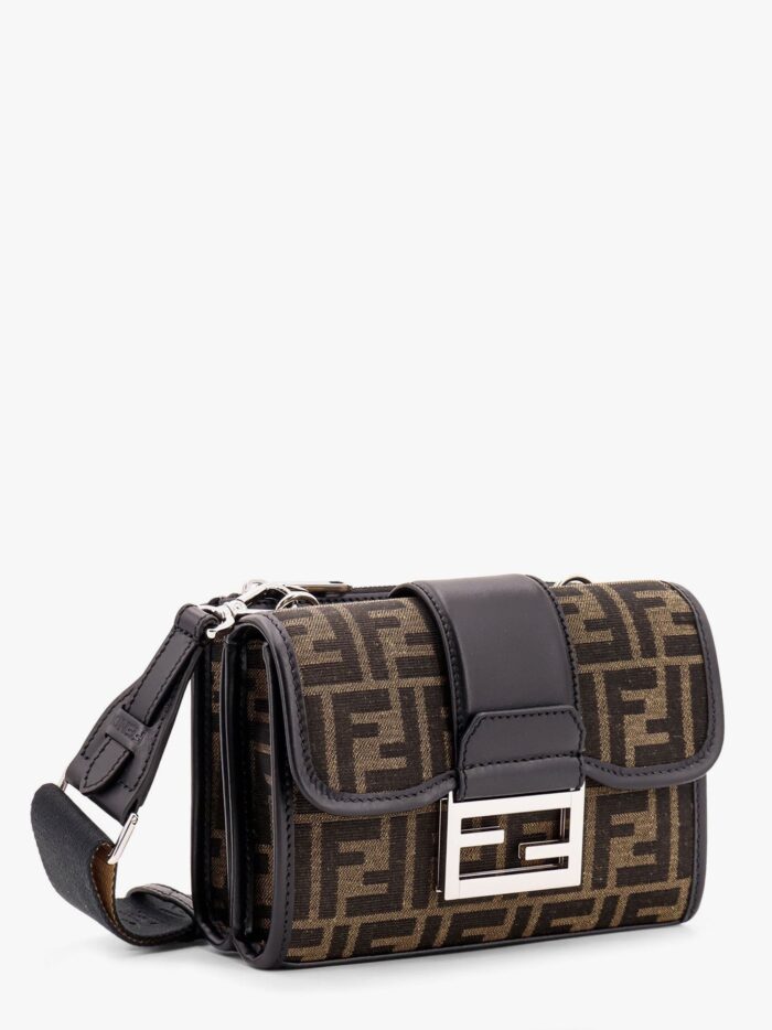 Fendi Baguette Double Jacquard Shoulder Bag