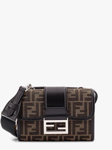 Fendi Baguette Double Jacquard Shoulder Bag