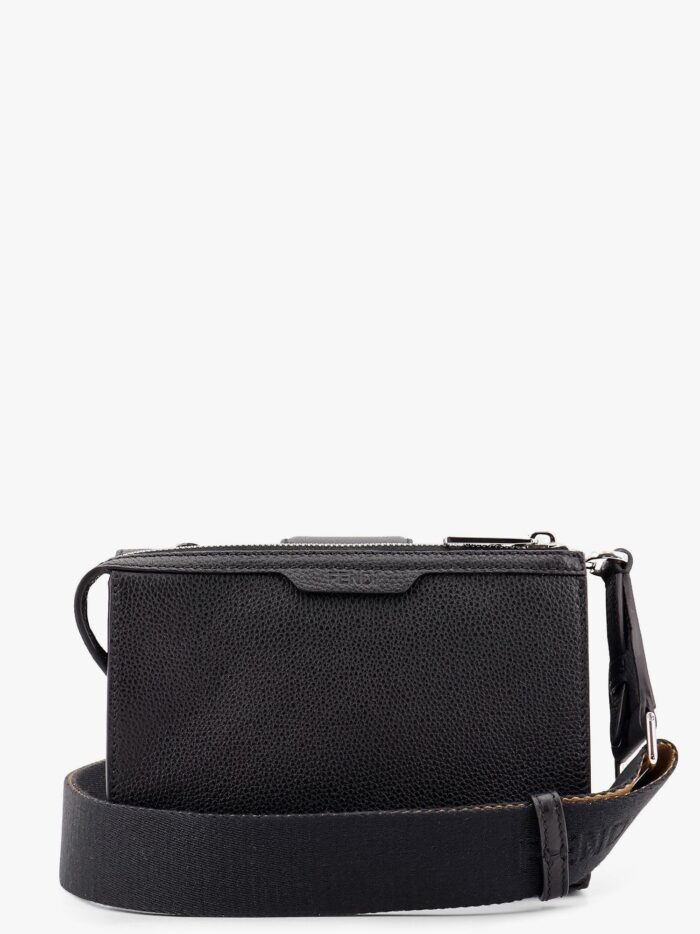 Fendi Baguette Double Leather Shoulder Bag