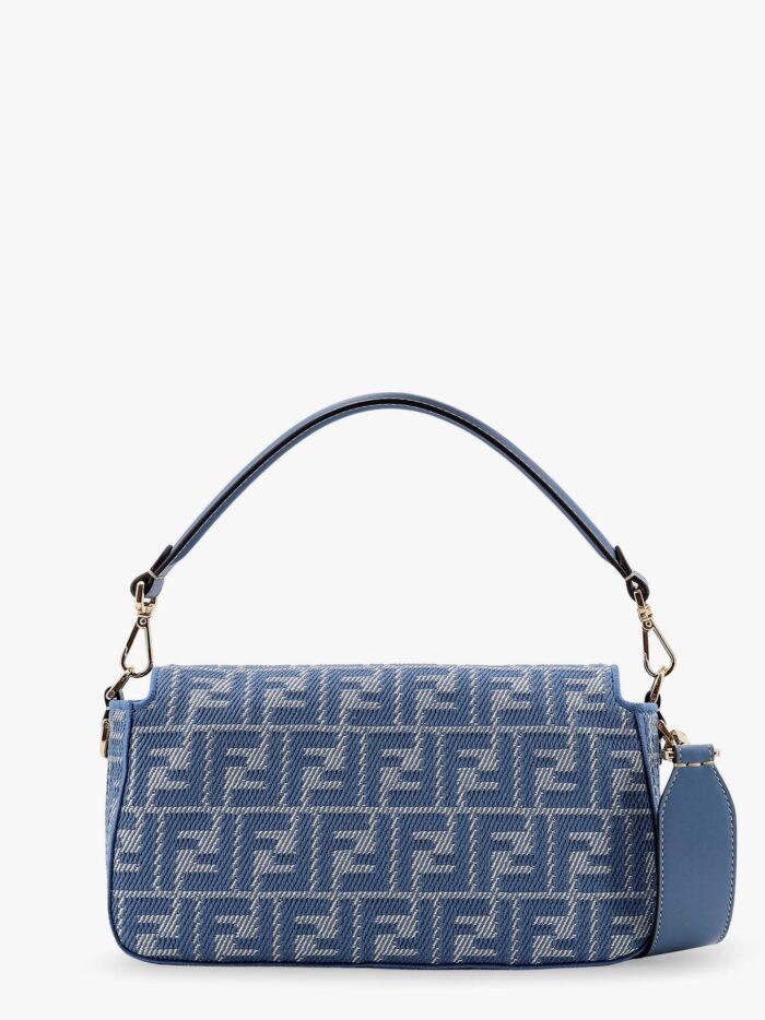 Fendi Baguette Jacquard Ff Fabric Shoulder Bag