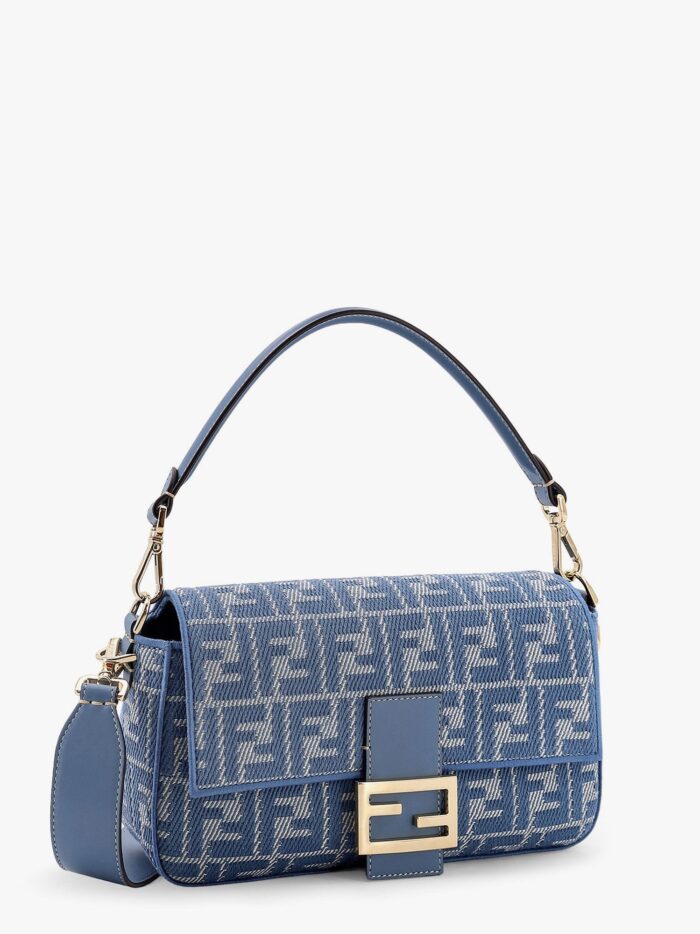 Fendi Baguette Jacquard Ff Fabric Shoulder Bag