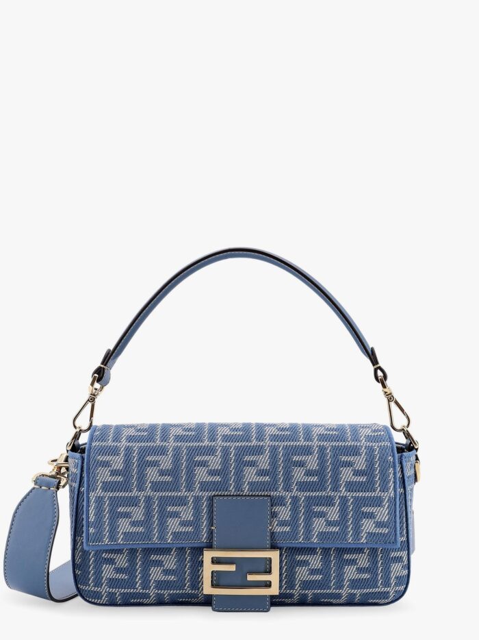 Fendi Baguette Jacquard Ff Fabric Shoulder Bag