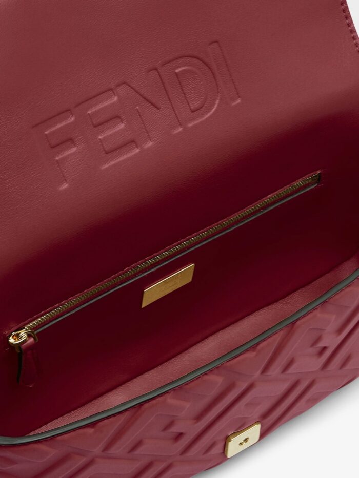 Fendi Baguette Leather Crossbody Bag