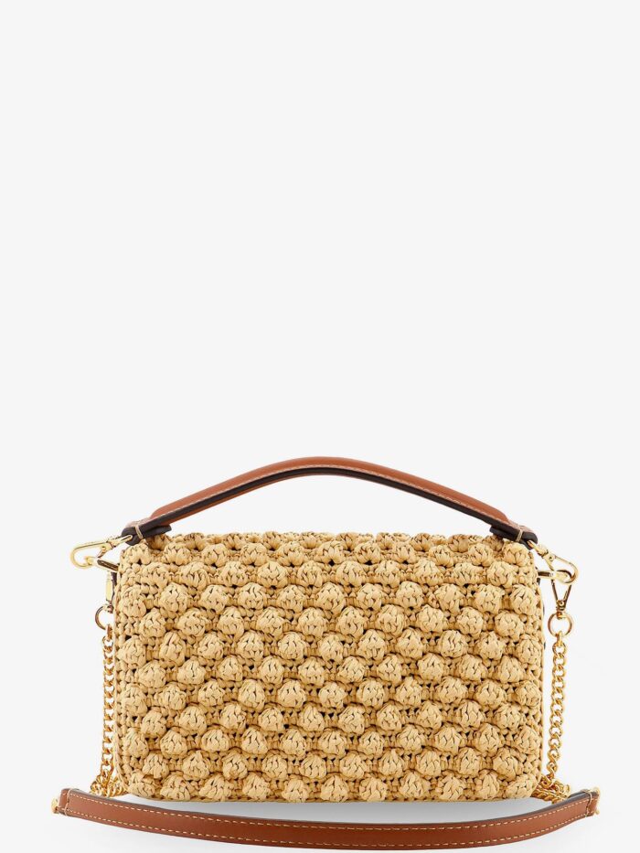 Fendi Baguette® Mini Raffia Crossbody Bag