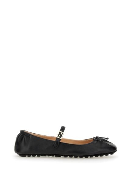 Fendi BALLERINA WITH FF BAGUETTE PATTERN