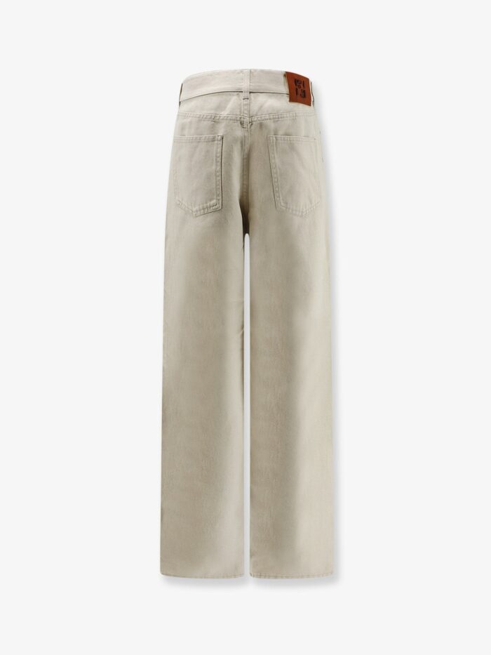 Fendi Beige Denim Trousers