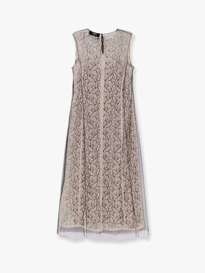 Fendi Blooming Lace Midi Dress
