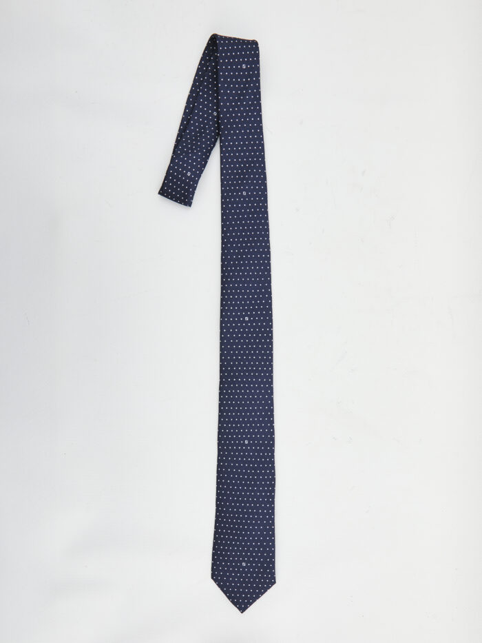 Fendi Blue silk tie