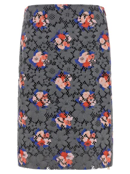 'Fendi Bouquet' Lace Skirt