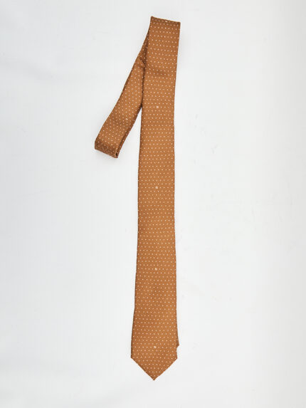 Fendi Brown silk tie