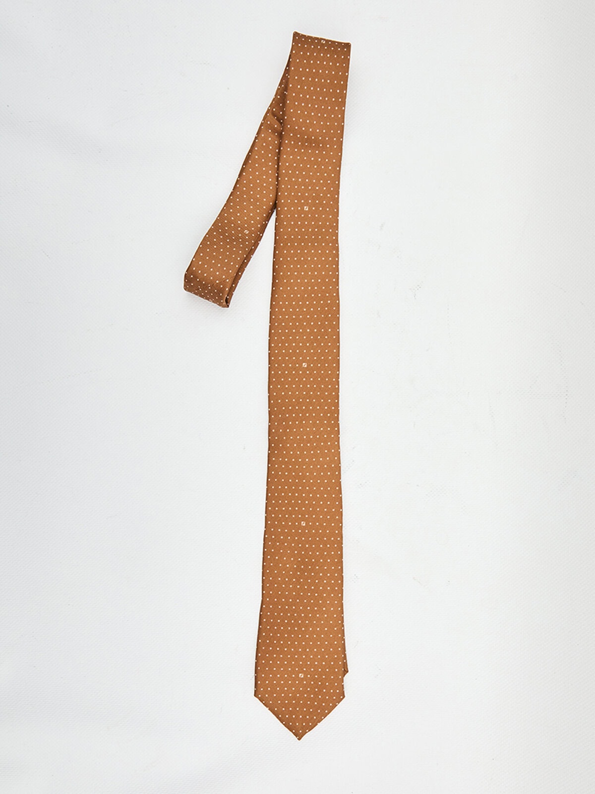 Fendi Brown silk tie