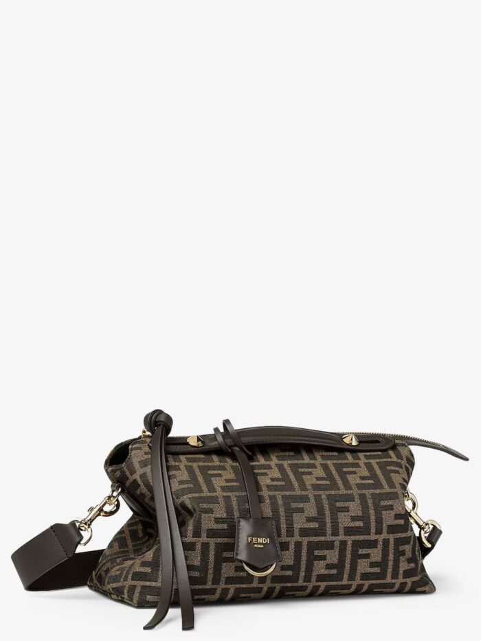 Fendi By The Way Soft Medium FF Jacquard Fabric And Leather