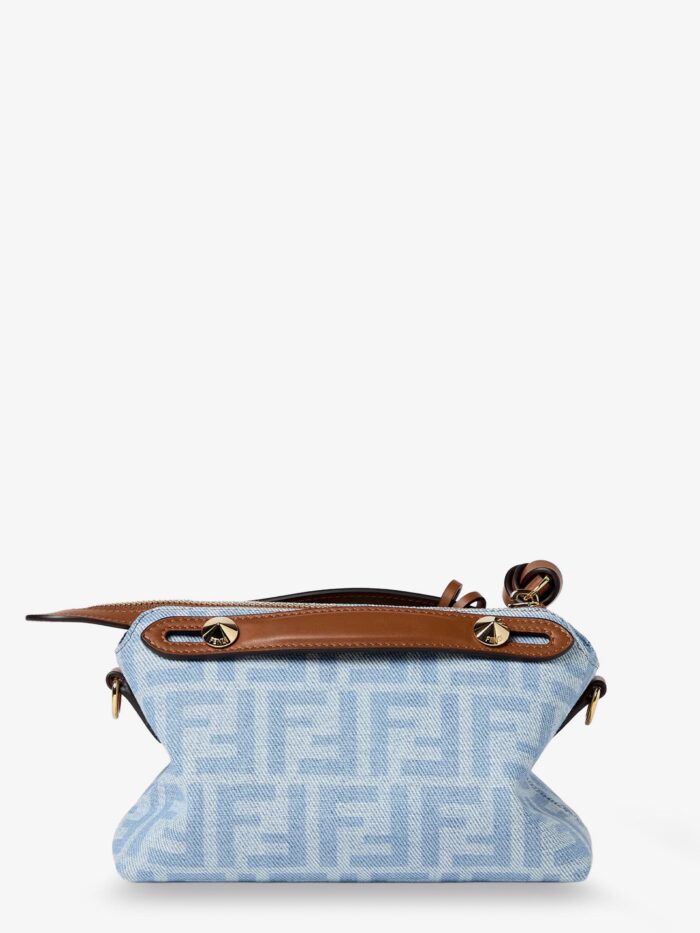 Fendi By The Way Soft Mini FF Denim Handbag
