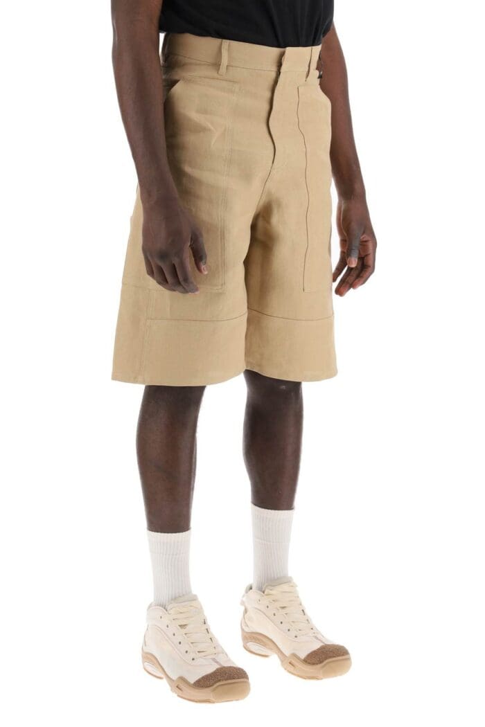 FENDI "canvas Workwear Bermuda Shorts