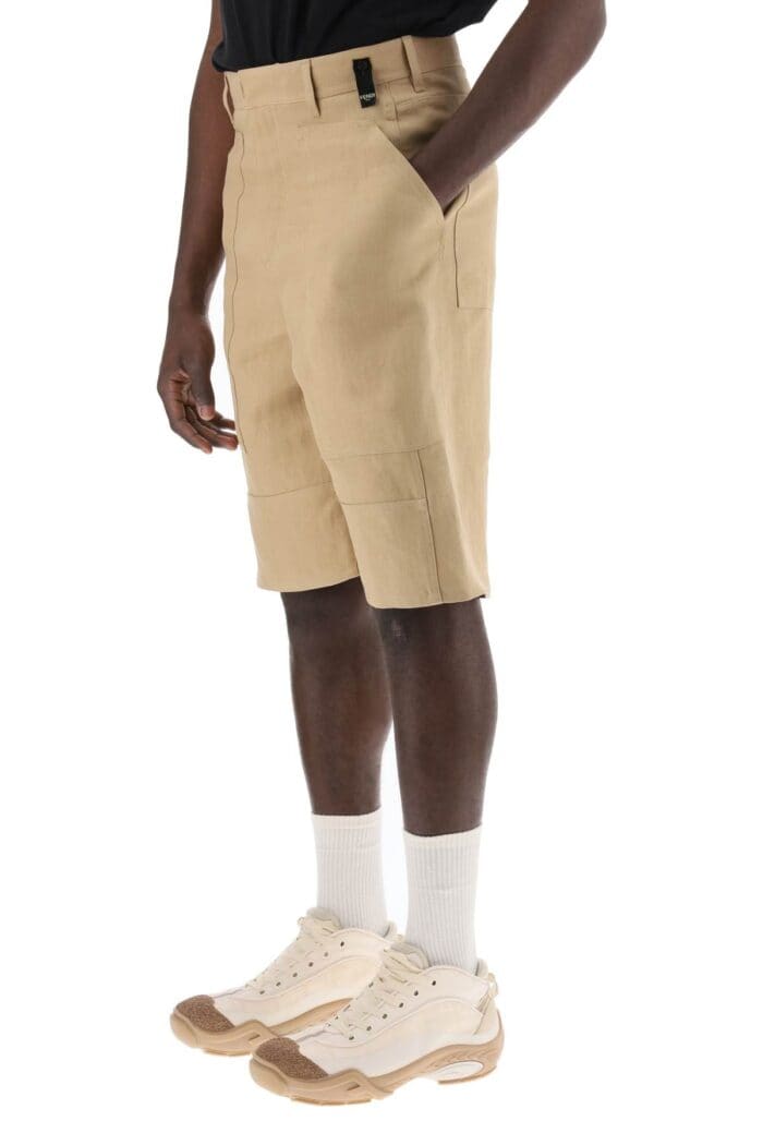 FENDI "canvas Workwear Bermuda Shorts