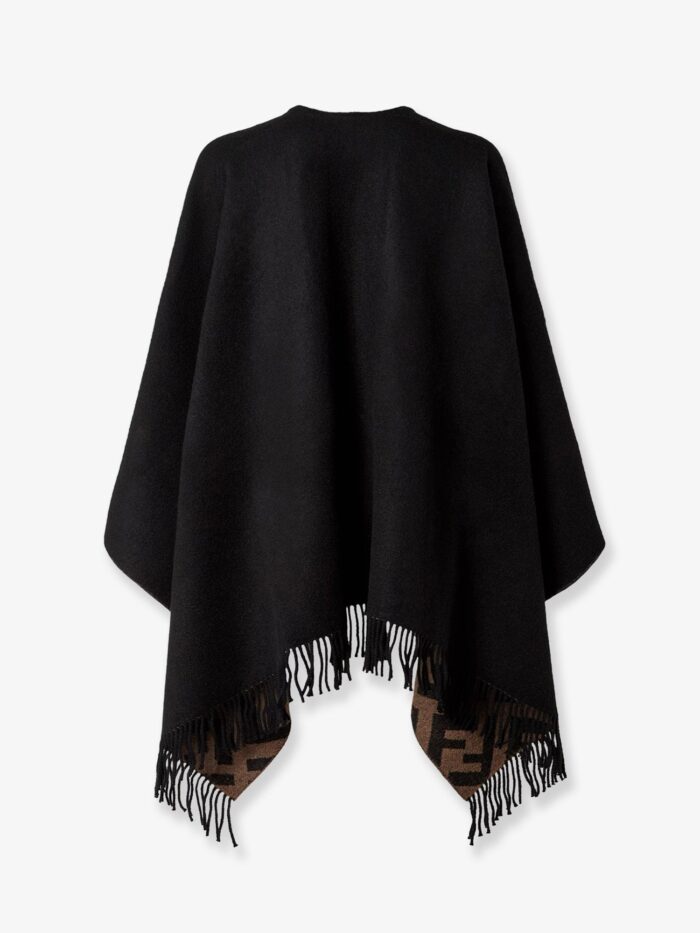 Fendi Cashmere And Wool Poncho