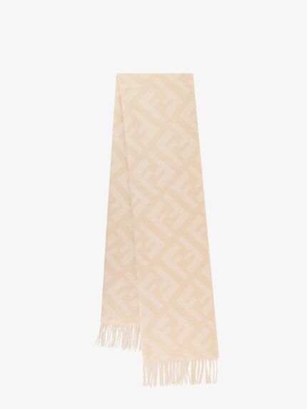 Fendi Cashmere Scarf With FF Motif