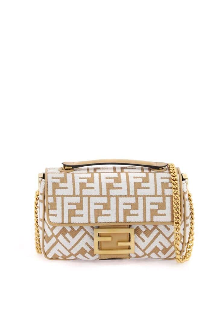 Fendi Chain Midi Baguette Bag