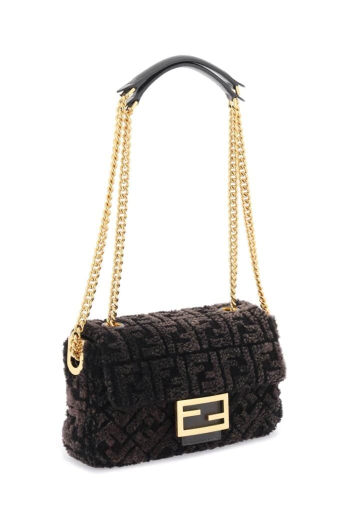 FENDI Chain Midi Baguette Bag