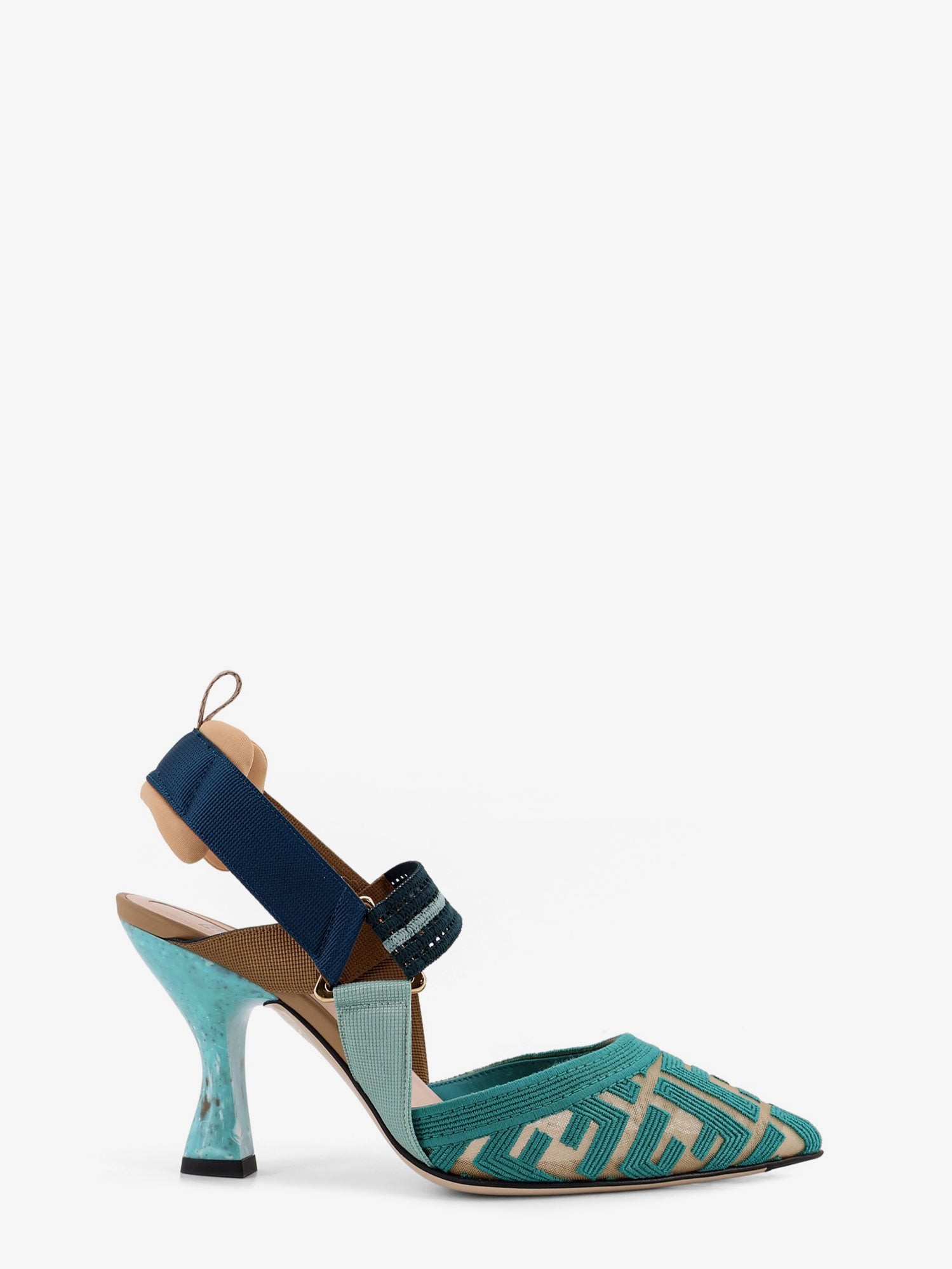 Fendi Colibrì FF Fabric Décolleté