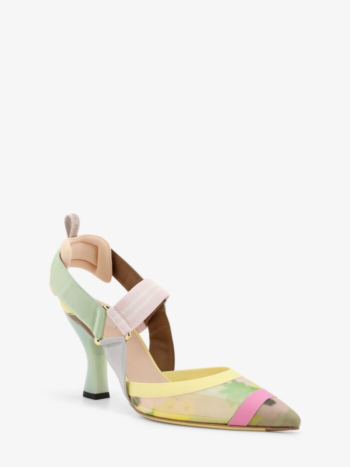 Fendi Colibri Multicolor Mesh Pumps