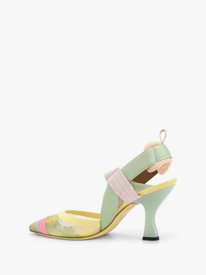 Fendi Colibri Multicolor Mesh Pumps