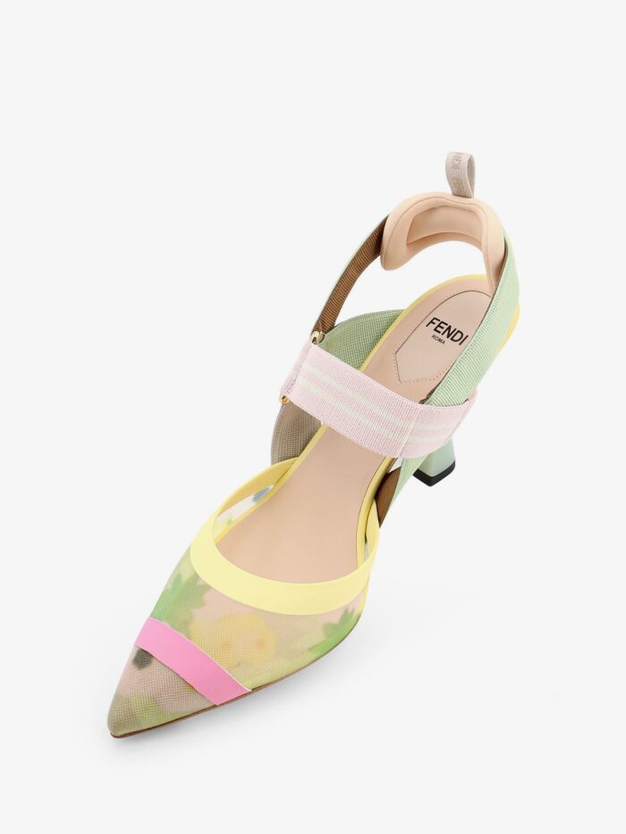 Fendi Colibri Multicolor Mesh Pumps