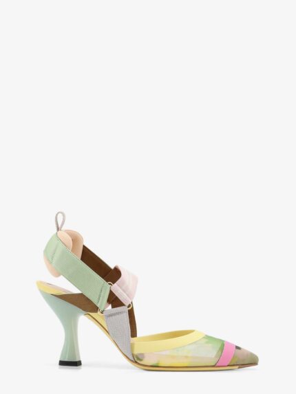 Fendi Colibri Multicolor Mesh Pumps