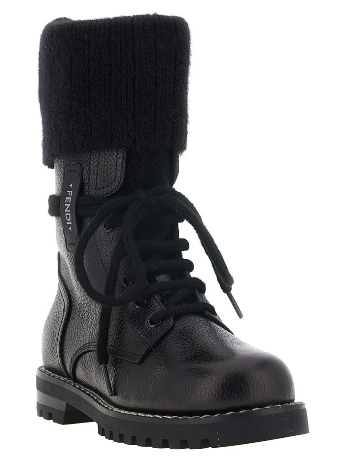 'Fendi Commando' Ankle Boots
