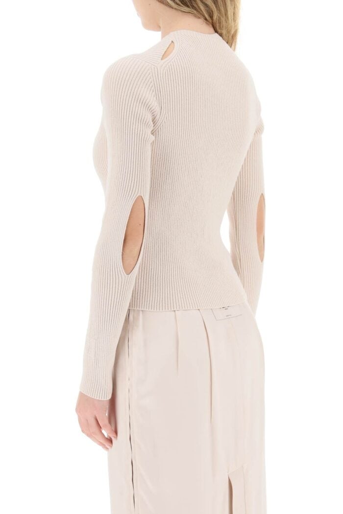 FENDI Compact Rib Knit Cardigan