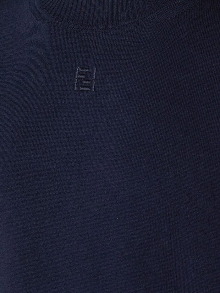 Fendi Cotton And Cashmere Sweater