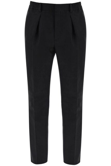 FENDI Cotton And Hemp Blend Trousers.