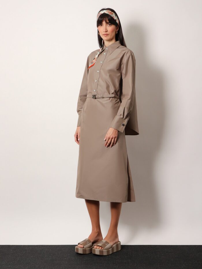 Fendi Cotton And Silk Chemisier Dress