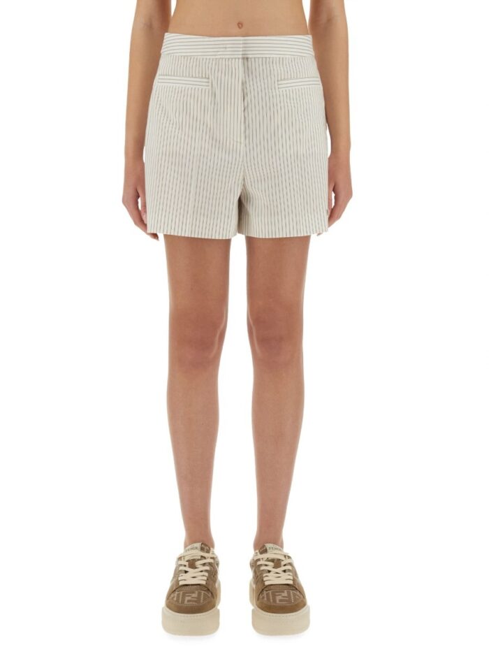 Fendi COTTON AND SILK SHORTS
